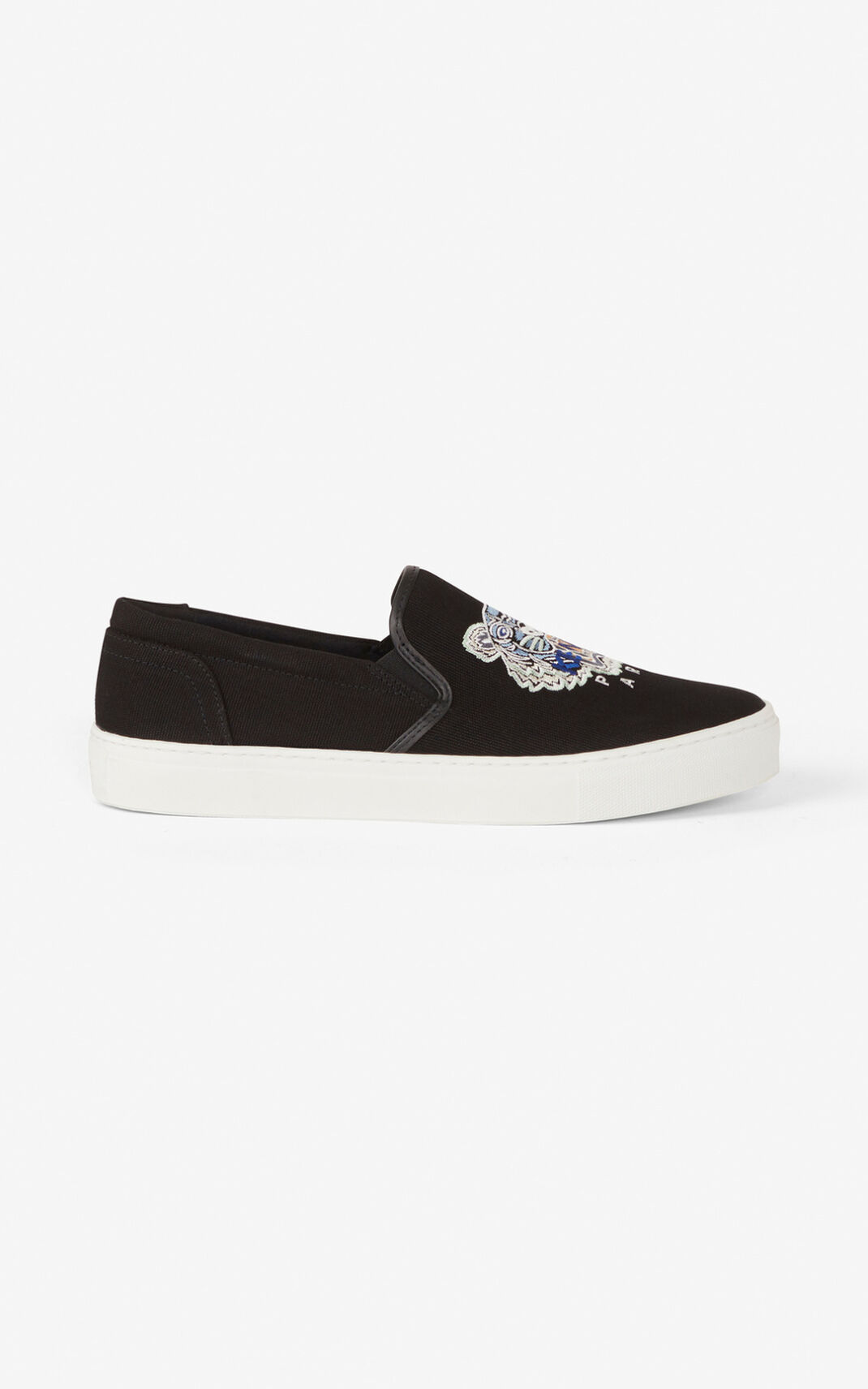 Kenzo K Skate Tiger laceless αθλητικα παπουτσια ανδρικα μαυρα | GR719133